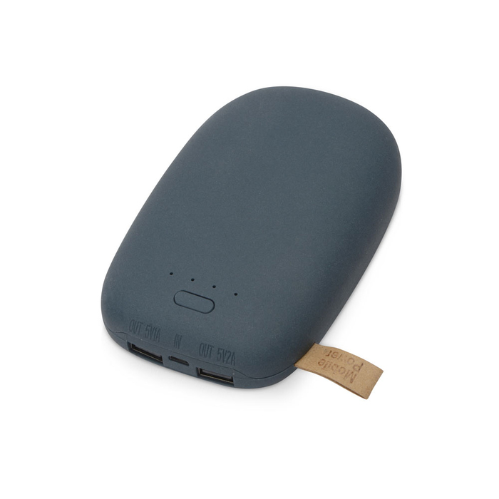 Внешний аккумулятор в форме камня «Stone», 10400 mAh для нанесения логотипа