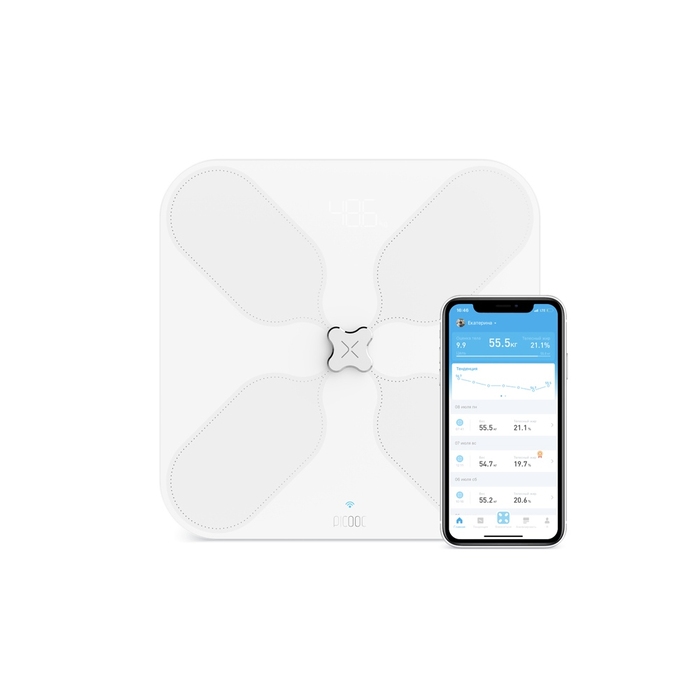 Умные диагностические весы с Wi-Fi S3 V2 для нанесения логотипа