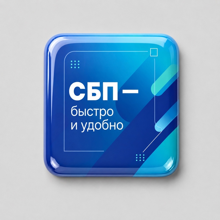 Объемный стикер из эпоксидной смолы для прикассовой зоны для нанесения логотипа