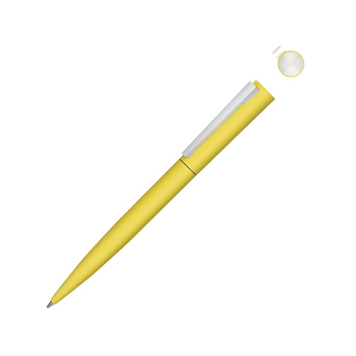 Ручка шариковая металлическая «Brush Gum», soft-touch для нанесения логотипа
