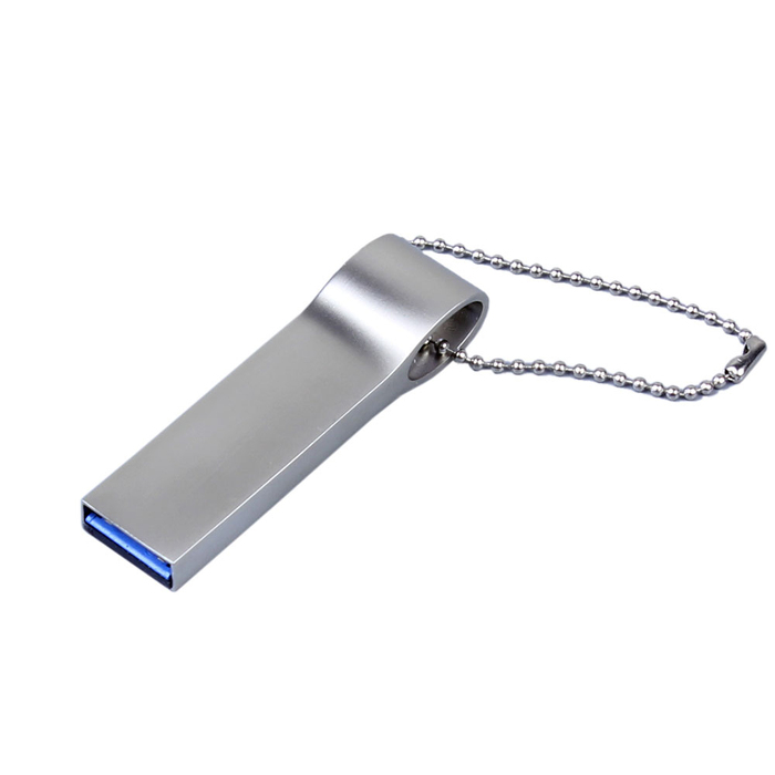 USB 2.0-флешка на 4 Гб с мини чипом и боковым отверстием для цепочки для нанесения логотипа