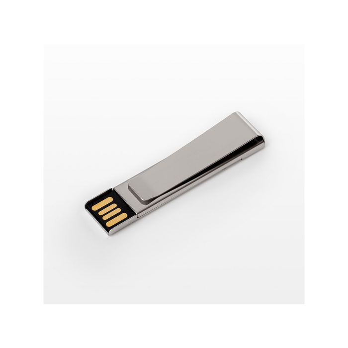 USB 2.0- флешка на 32 Гб «Зажим» для нанесения логотипа