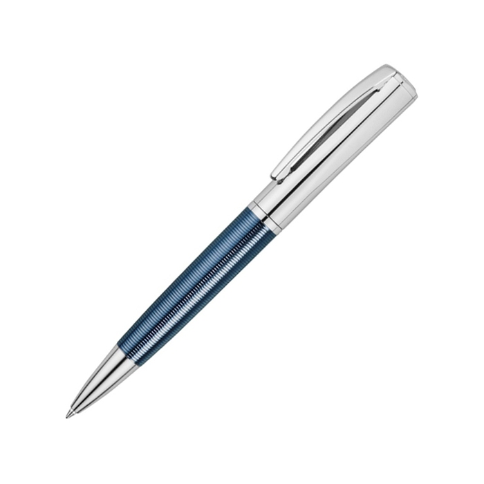 Ручка металлическая шариковая «Conquest Blue» для нанесения логотипа