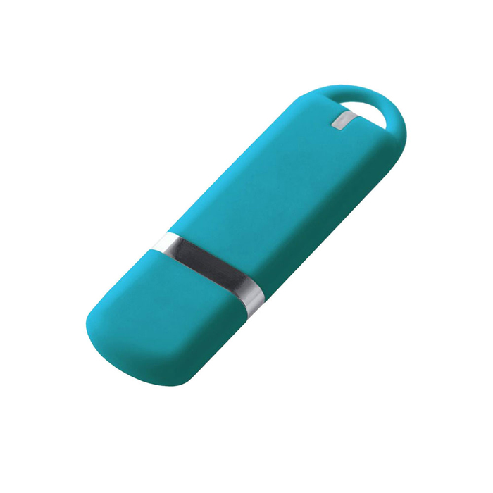 USB 2.0- флешка на 2 Гб, soft-touch для нанесения логотипа