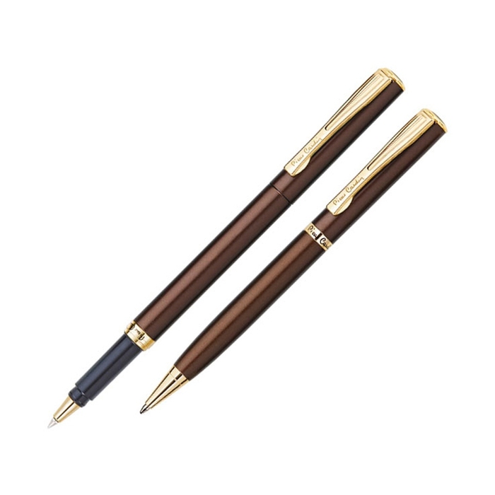 Набор «Pen and Pen»: ручка шариковая, ручка-роллер для нанесения логотипа