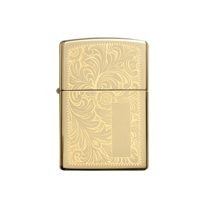 Зажигалка ZIPPO Venetian® с покрытием High Polish Brass для нанесения логотипа