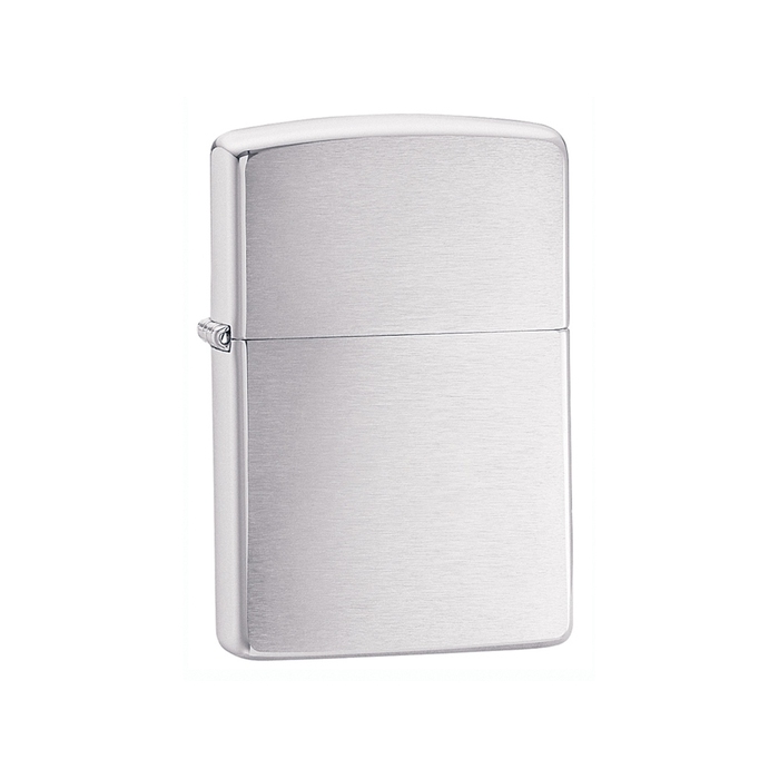 Зажигалка ZIPPO Classic с покрытием Brushed Chrome для нанесения логотипа
