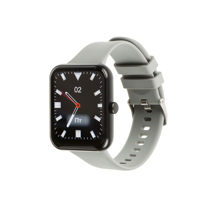 Смарт-часы «IoT Watch QR», металл, IP68 для нанесения логотипа