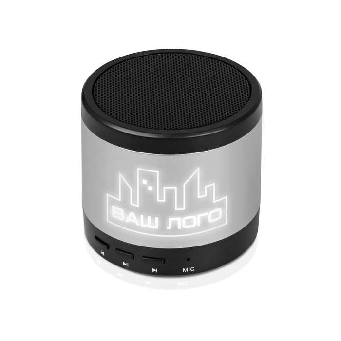 Портативная колонка «Ring neon» с подсветкой корпуса для нанесения логотипа