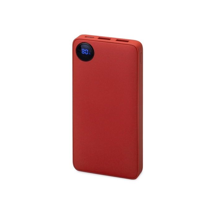 Внешний аккумулятор «Mild», металлик soft-touch, 10 000 mAh для нанесения логотипа