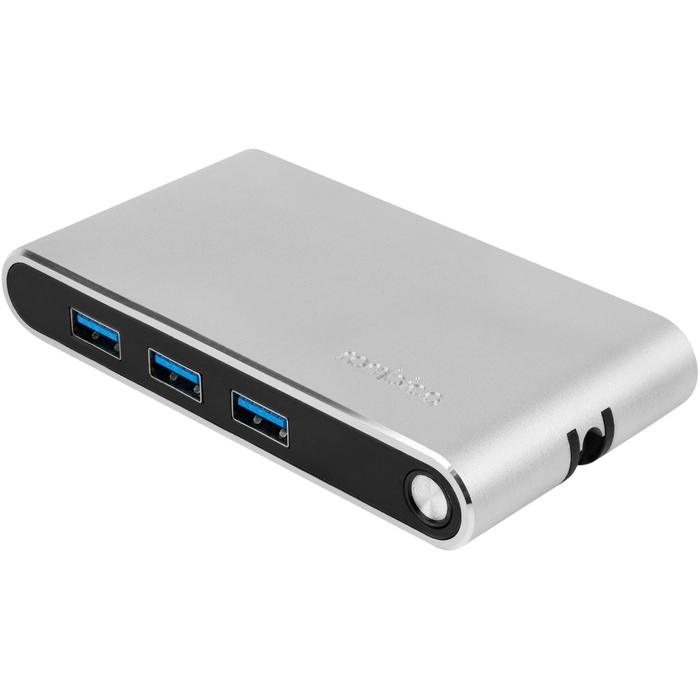 Хаб 8-в-1 Type-C «Hermes», USB 3.0 x 3, Type-C PD, HDMI, LAN, картридер для нанесения логотипа