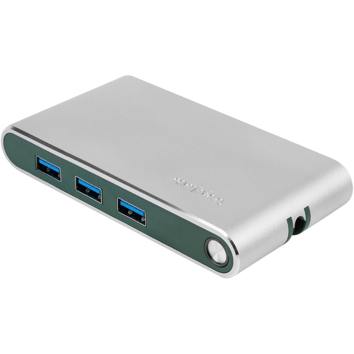 Хаб 8-в-1 Type-C «Hermes», USB 3.0 x 3, Type-C PD, HDMI, LAN, картридер для нанесения логотипа