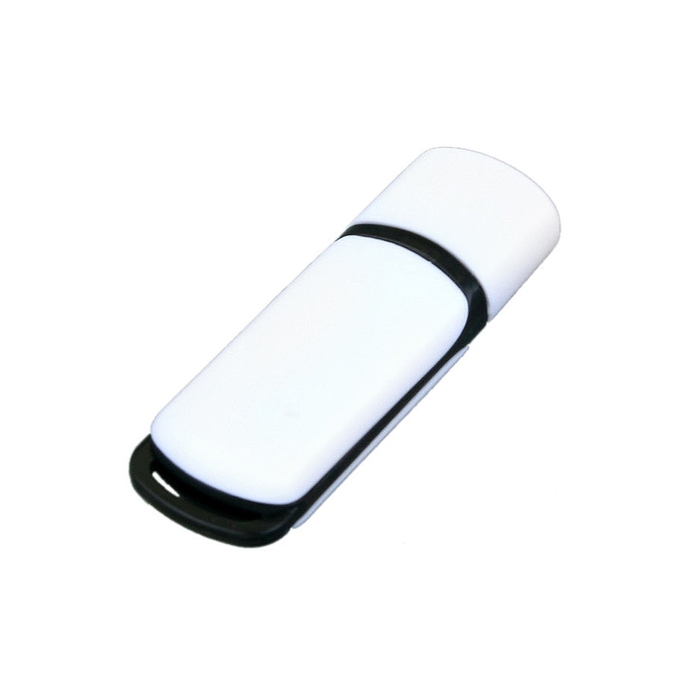 USB 2.0- флешка на 16 Гб с цветными вставками для нанесения логотипа