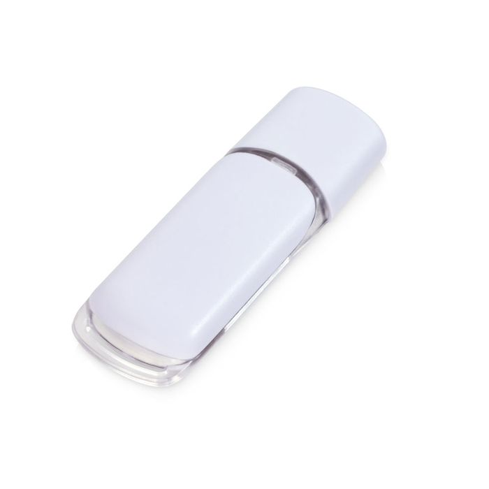 USB 2.0- флешка на 32 Гб с цветными вставками для нанесения логотипа