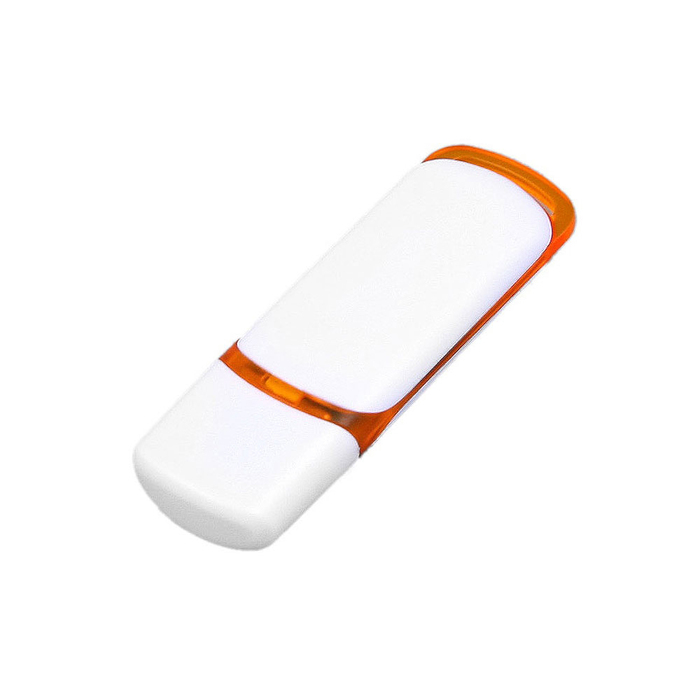 USB 2.0- флешка на 8 Гб с цветными вставками для нанесения логотипа