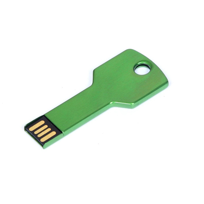 USB 2.0- флешка на 16 Гб в виде ключа для нанесения логотипа
