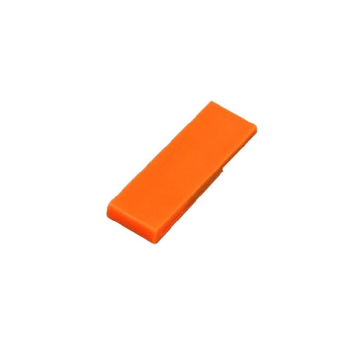 USB 2.0- флешка промо на 16 Гб в виде скрепки для нанесения логотипа