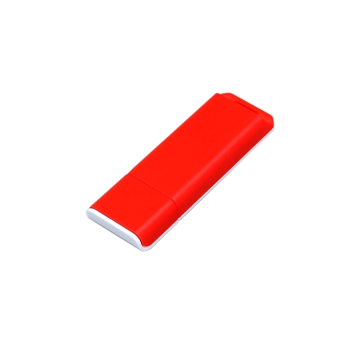 USB 2.0- флешка на 16 Гб с оригинальным двухцветным корпусом для нанесения логотипа