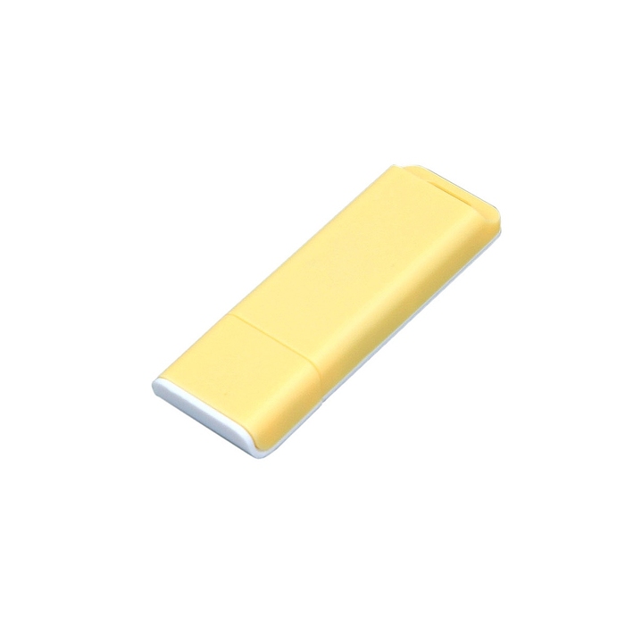 USB 2.0- флешка на 16 Гб с оригинальным двухцветным корпусом для нанесения логотипа