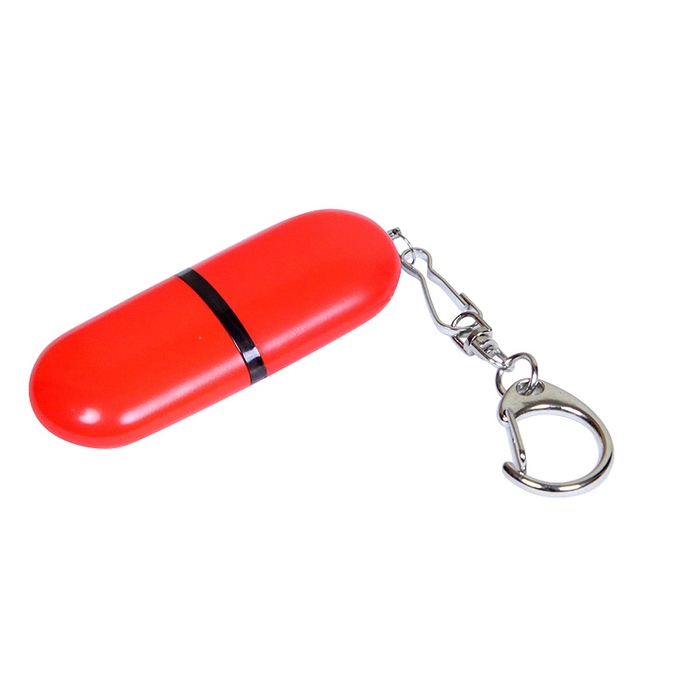 USB 2.0- флешка промо на 32 Гб каплевидной формы для нанесения логотипа