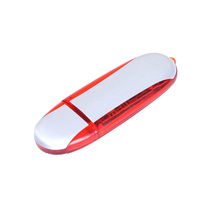 USB 3.0- флешка промо на 32 Гб овальной формы для нанесения логотипа