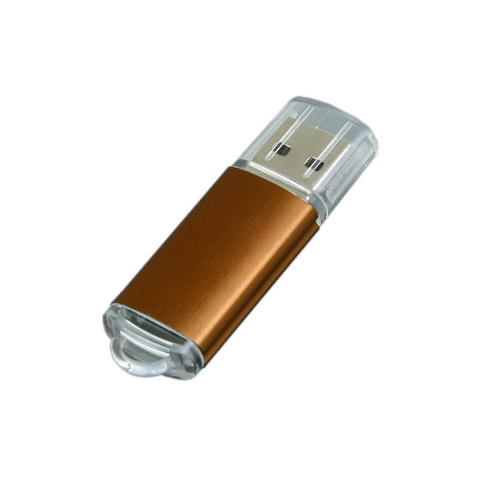 USB 3.0- флешка на 128 Гб с прозрачным колпачком для нанесения логотипа