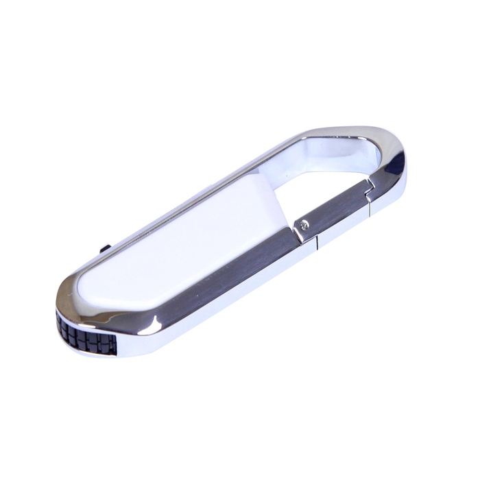USB 2.0- флешка на 16 Гб в виде карабина для нанесения логотипа