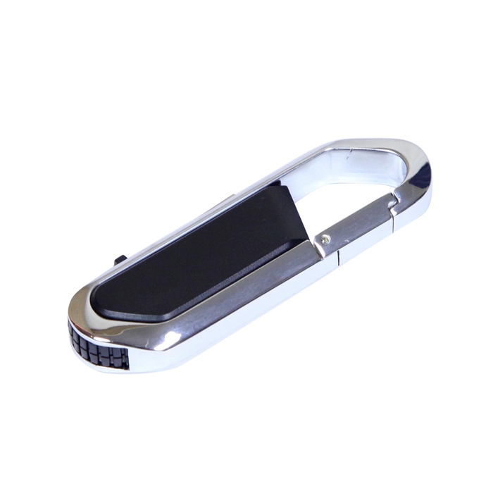 USB 2.0- флешка на 16 Гб в виде карабина для нанесения логотипа