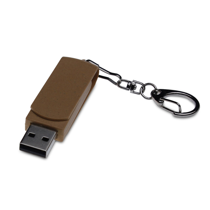 USB 2.0- флешка промо «Варуна» на 32 ГБ с поворотным механизмом для нанесения логотипа