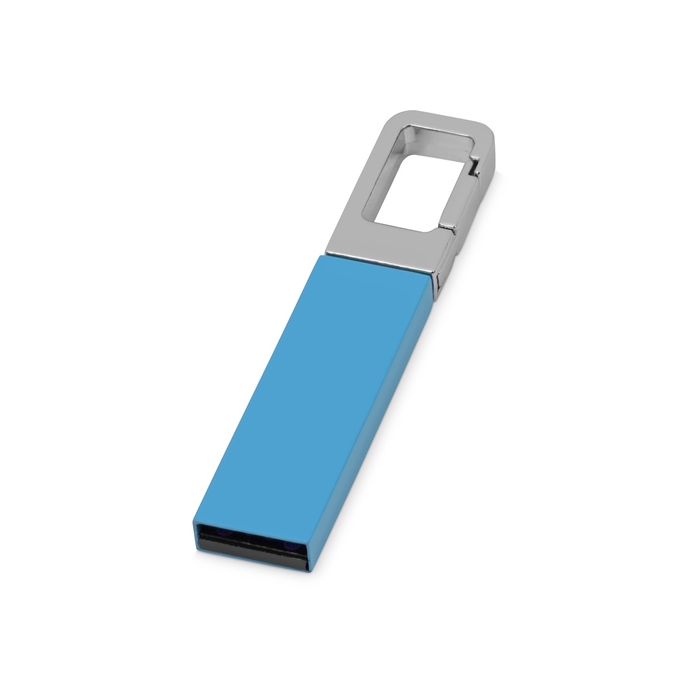 USB-флешка на 16 Гб «Hook» с карабином для нанесения логотипа