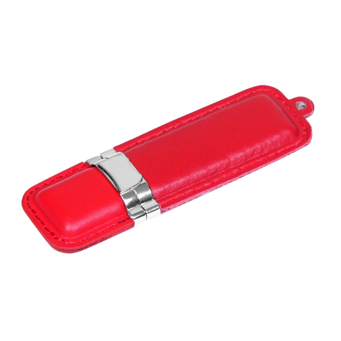 USB 2.0- флешка на 32 Гб классической прямоугольной формы для нанесения логотипа