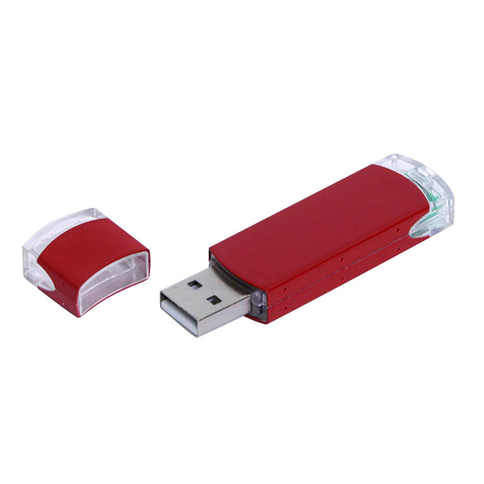 USB 3.0- флешка промо на 128 Гб прямоугольной классической формы для нанесения логотипа