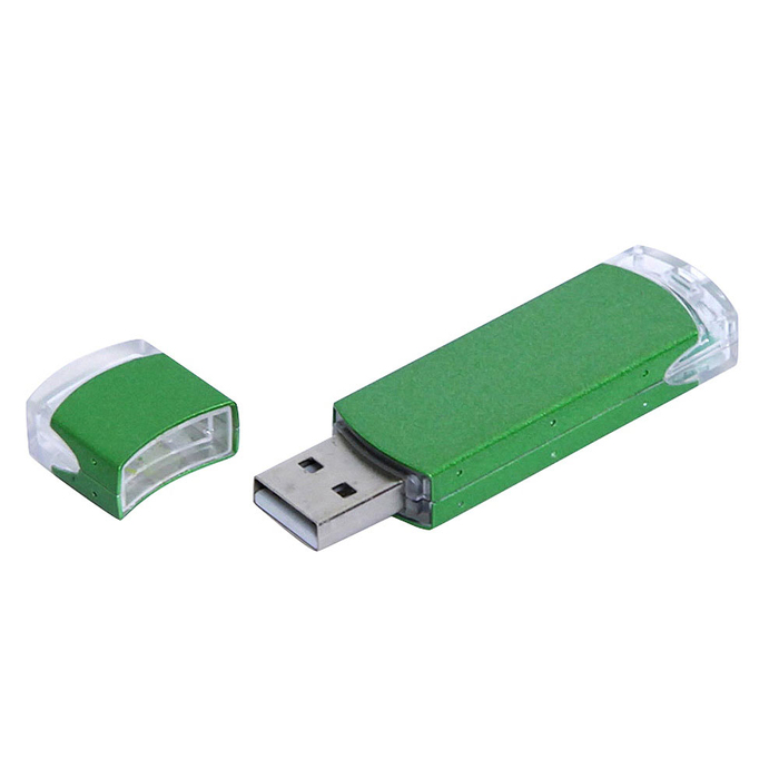USB 3.0- флешка промо на 128 Гб прямоугольной классической формы для нанесения логотипа