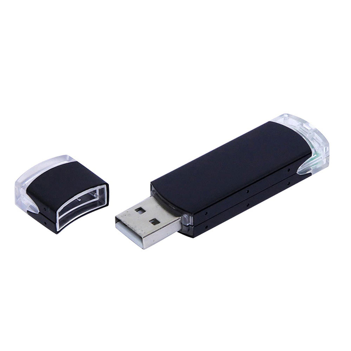 USB 3.0- флешка промо на 128 Гб прямоугольной классической формы для нанесения логотипа