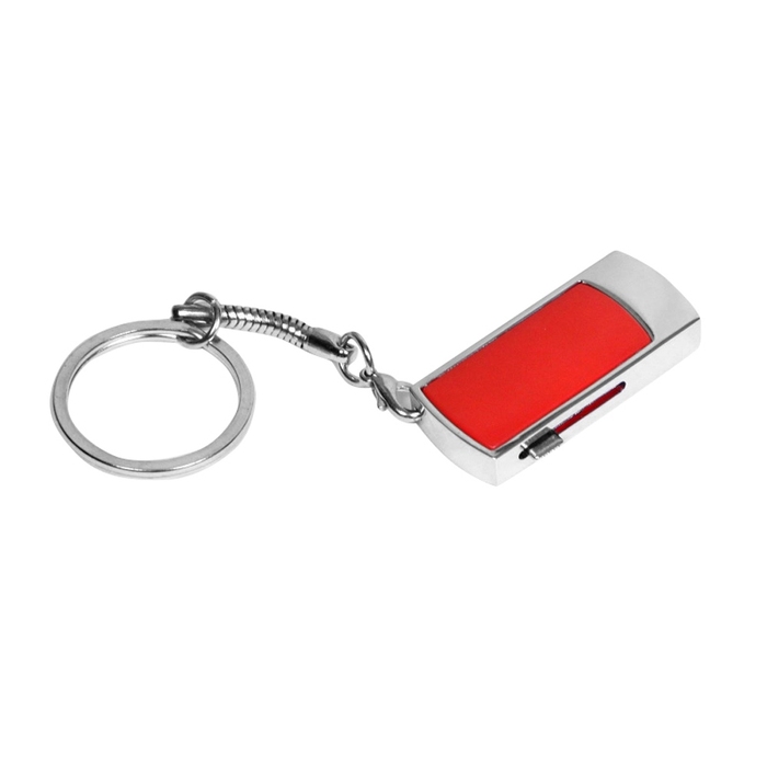 USB 2.0- флешка на 16 Гб с выдвижным механизмом и мини чипом для нанесения логотипа