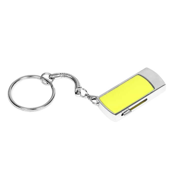 USB 2.0- флешка на 16 Гб с выдвижным механизмом и мини чипом для нанесения логотипа