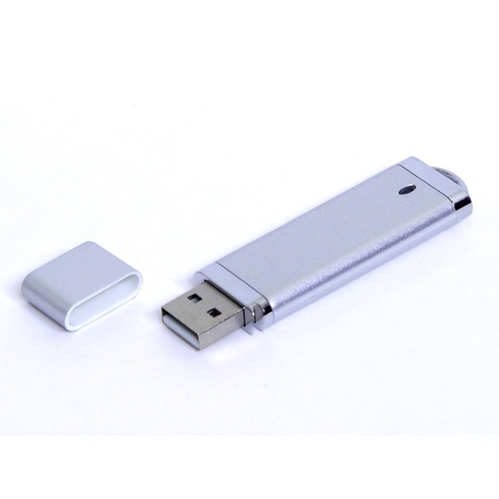 USB 3.0- флешка промо на 128 Гб прямоугольной классической формы для нанесения логотипа