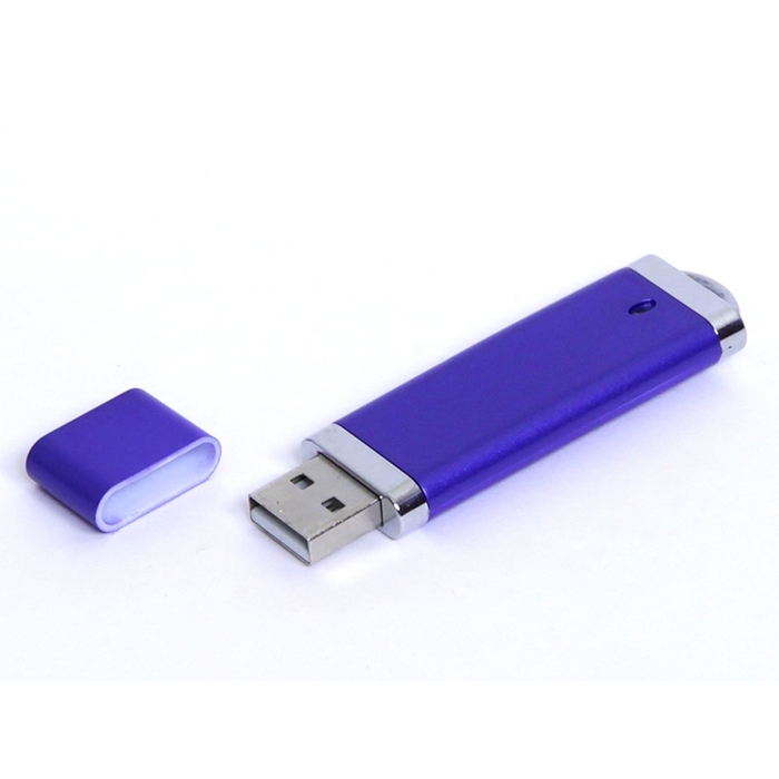 USB 3.0- флешка промо на 128 Гб прямоугольной классической формы для нанесения логотипа