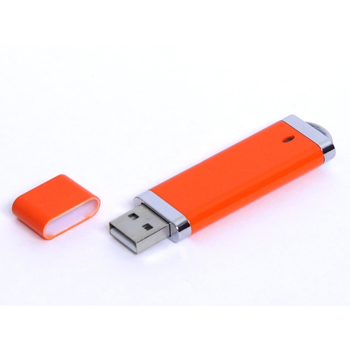 USB 3.0- флешка промо на 128 Гб прямоугольной классической формы для нанесения логотипа