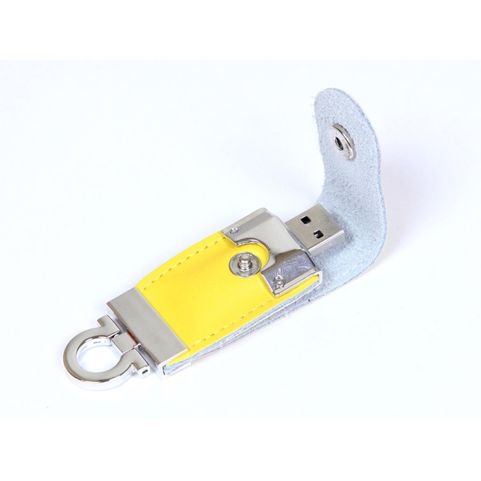 USB 2.0- флешка на 16 Гб в виде брелока для нанесения логотипа