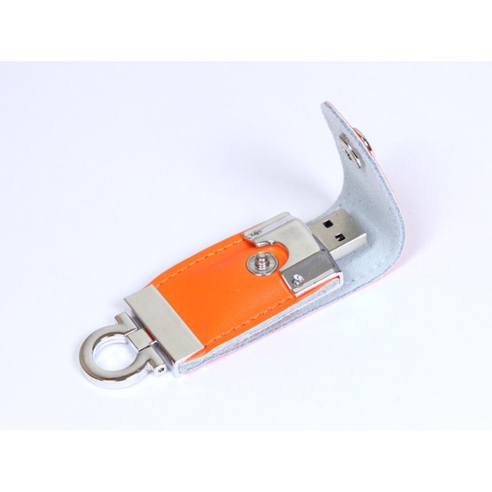 USB 2.0- флешка на 16 Гб в виде брелока для нанесения логотипа