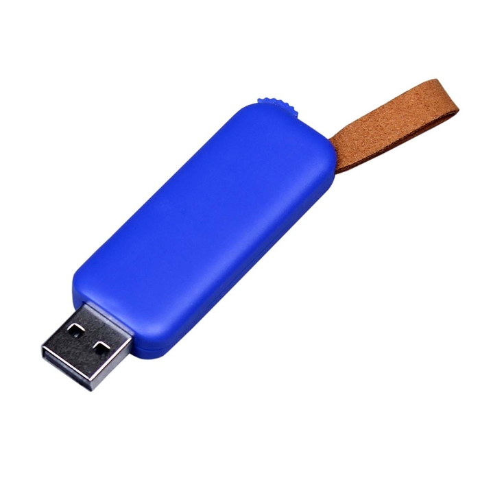 USB 2.0- флешка промо на 32 Гб прямоугольной формы, выдвижной механизм для нанесения логотипа