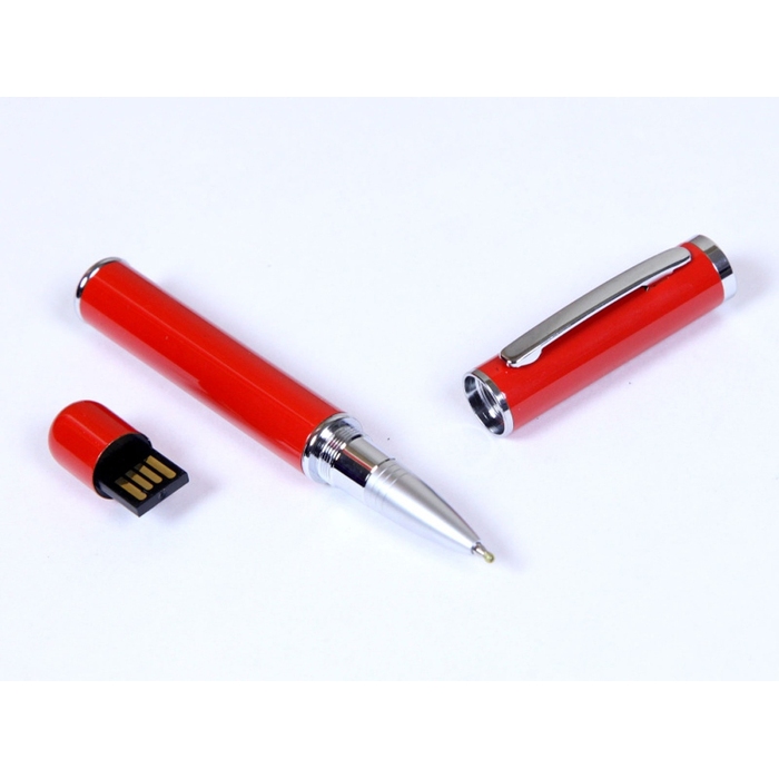 USB 2.0- флешка на 16 Гб в виде ручки с мини чипом для нанесения логотипа