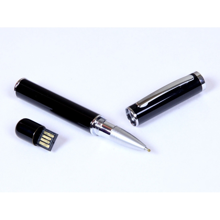 USB 2.0- флешка на 16 Гб в виде ручки с мини чипом для нанесения логотипа