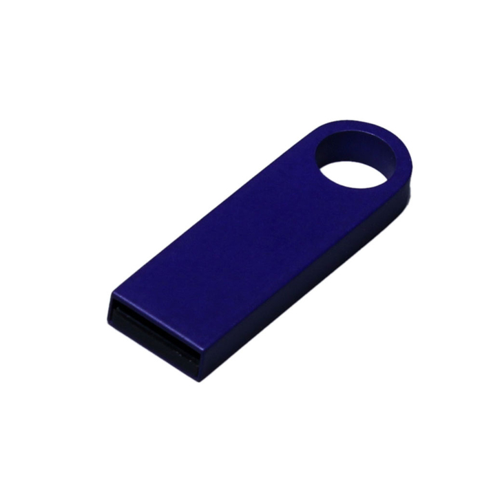 USB 2.0-флешка на 128 Гб с мини чипом и круглым отверстием для нанесения логотипа