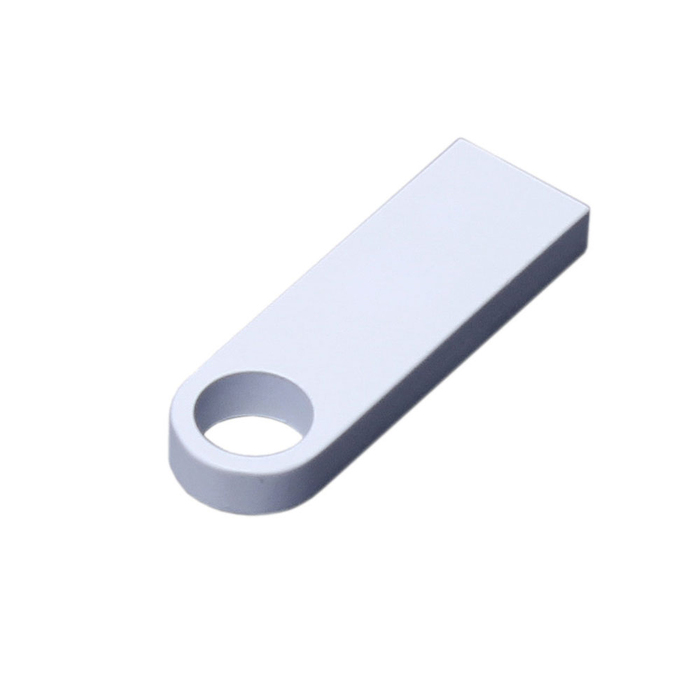 USB 2.0-флешка на 128 Гб с мини чипом и круглым отверстием для нанесения логотипа