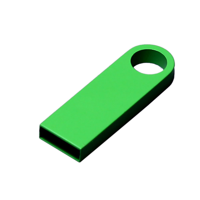USB 3.0-флешка на 128 Гб с мини чипом и круглым отверстием для нанесения логотипа