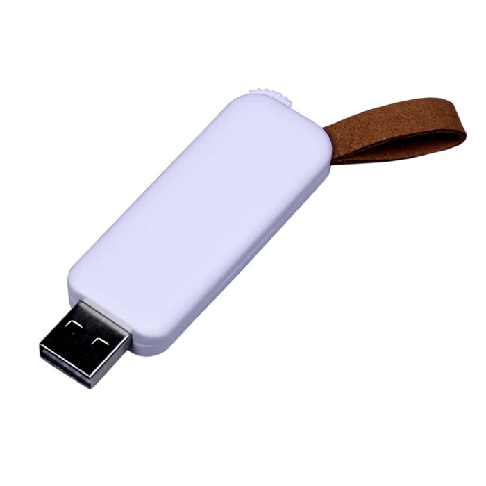 USB 3.0- флешка промо на 128 Гб прямоугольной формы, выдвижной механизм для нанесения логотипа