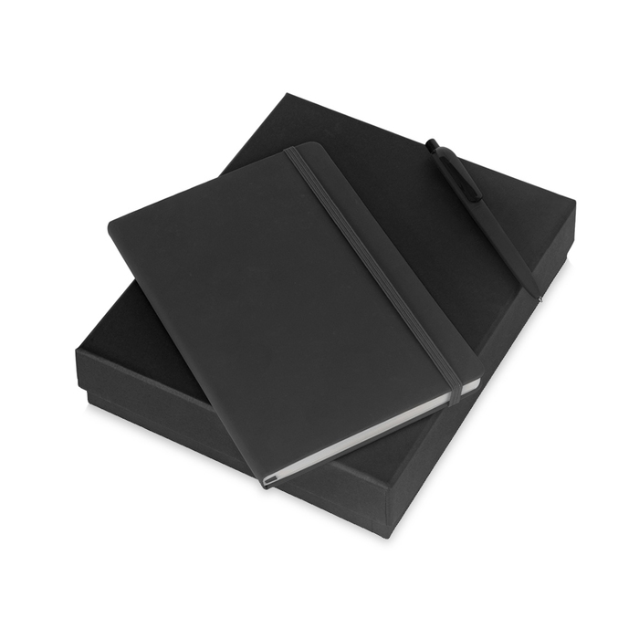 Подарочный набор Vision Pro soft-touch с ручкой и блокнотом А5 для нанесения логотипа