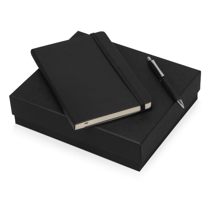 Подарочный набор Moleskine Hemingway с блокнотом А5 и ручкой для нанесения логотипа